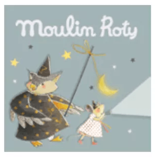 Moulin Roty 3 Discs for Storybook Flashlights Night Light Moulin Roty Once Upon a Time- Gray  