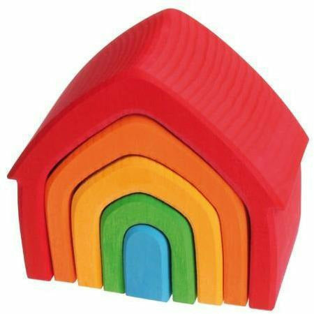 Grimm's Rainbow House Wooden Toys Grimm's   
