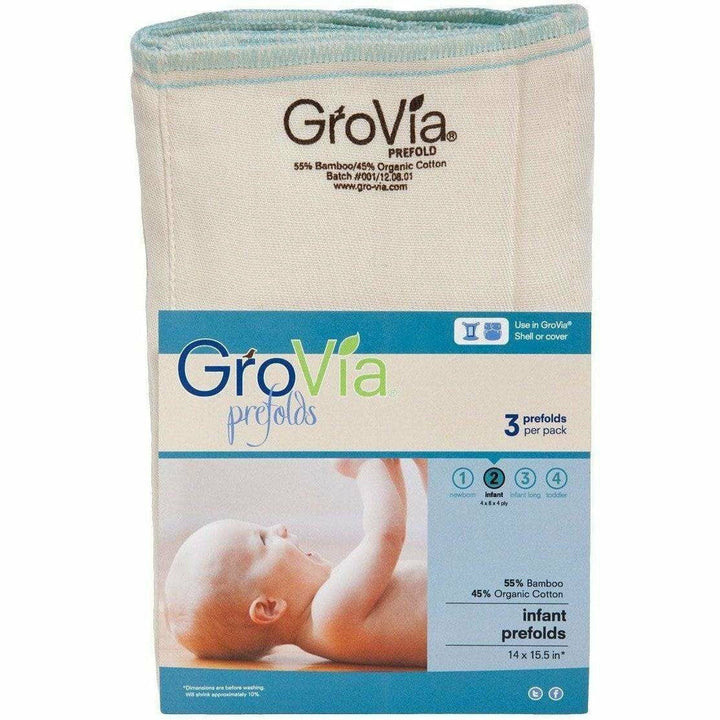 GroVia Prefold Cloth Diaper Prefolds GroVia 2  