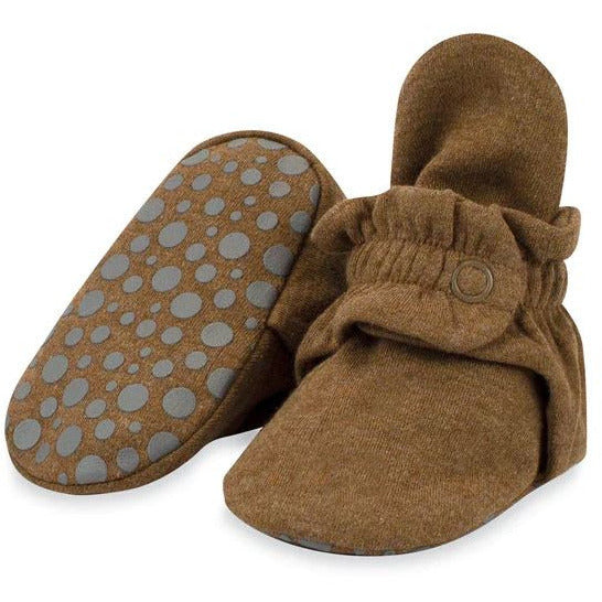 Zutano Organic Cotton Baby Booties with Grippers Soft Safe