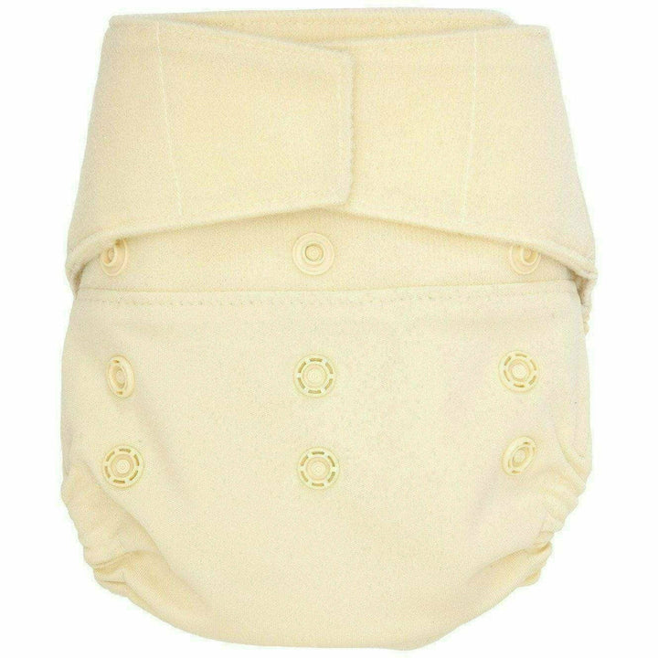 GroVia Cloth Diaper Shell - Hook & Loop Hybrid GroVia Vanilla  