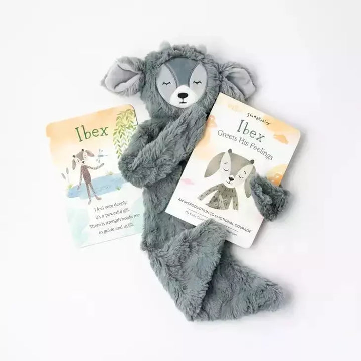 Slumberkins Ibex Snuggler Bundle Plush Toys Slumberkins   