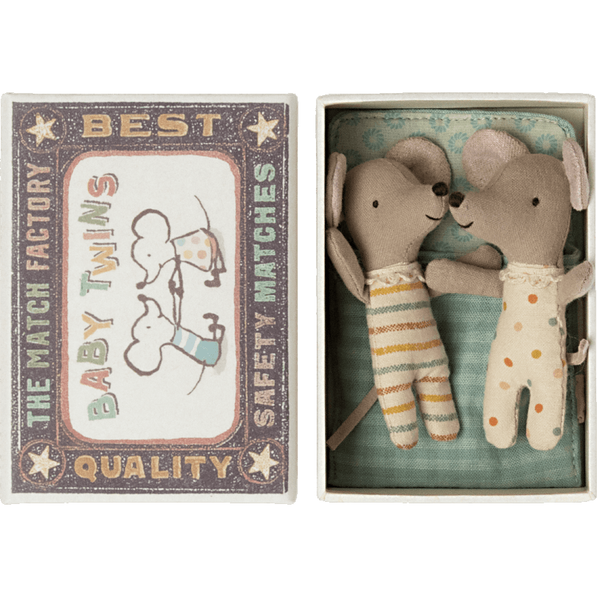 Maileg Baby Twins In Box Mice Maileg   