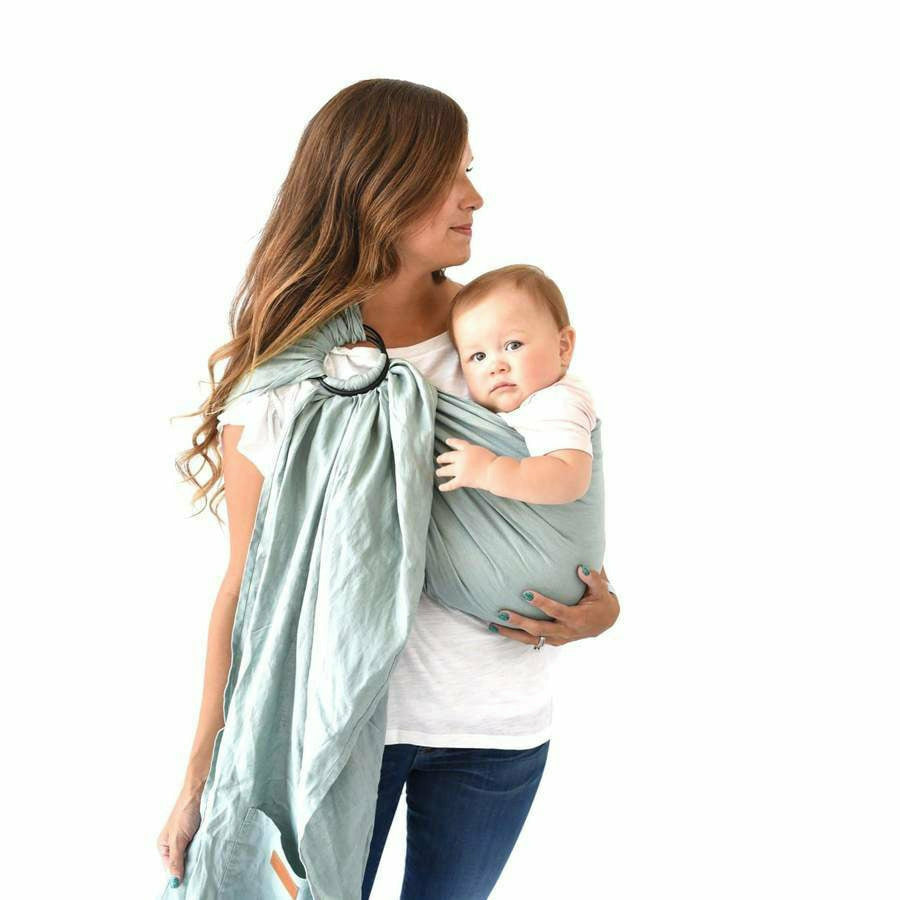 Kyte Linen Ring Sling Baby Carriers Kyte Baby Willow  