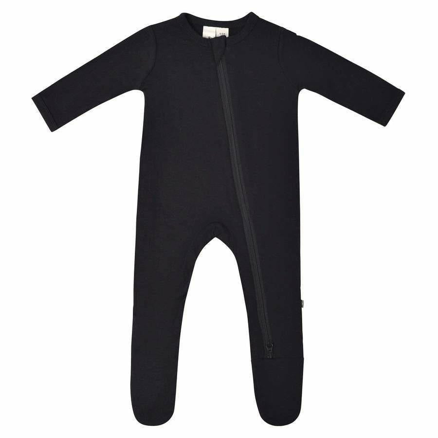 Kyte Baby Zippered Footie Solids Footie Kyte Baby NB Midnight