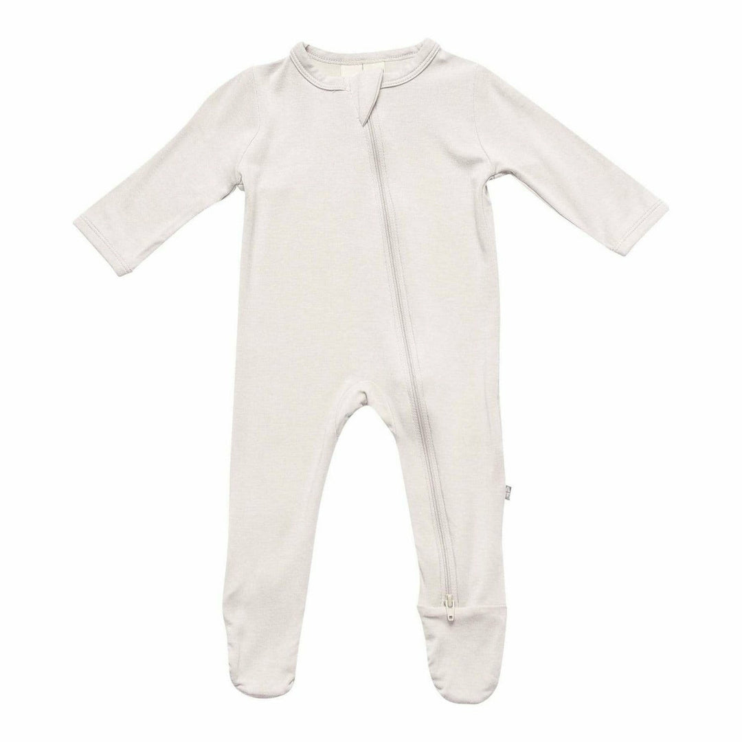 Kyte Baby Zippered Footie Solids Footie Kyte Baby NB Oat