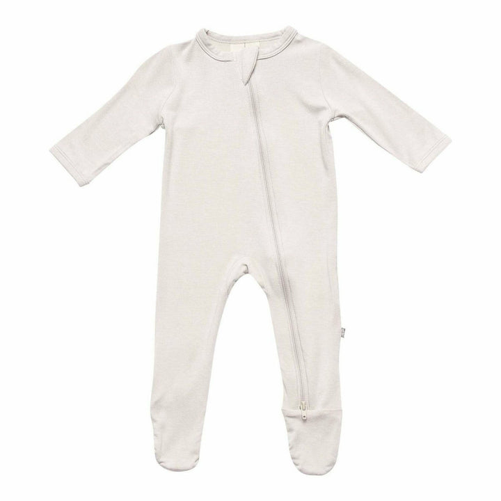 Kyte Baby Zippered Footie Solids Footie Kyte Baby NB Oat