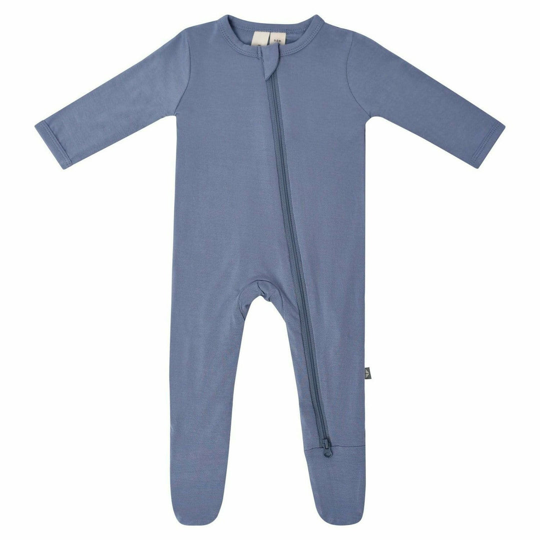 Kyte Baby Zippered Footie Solids Footie Kyte Baby Preemie Slate