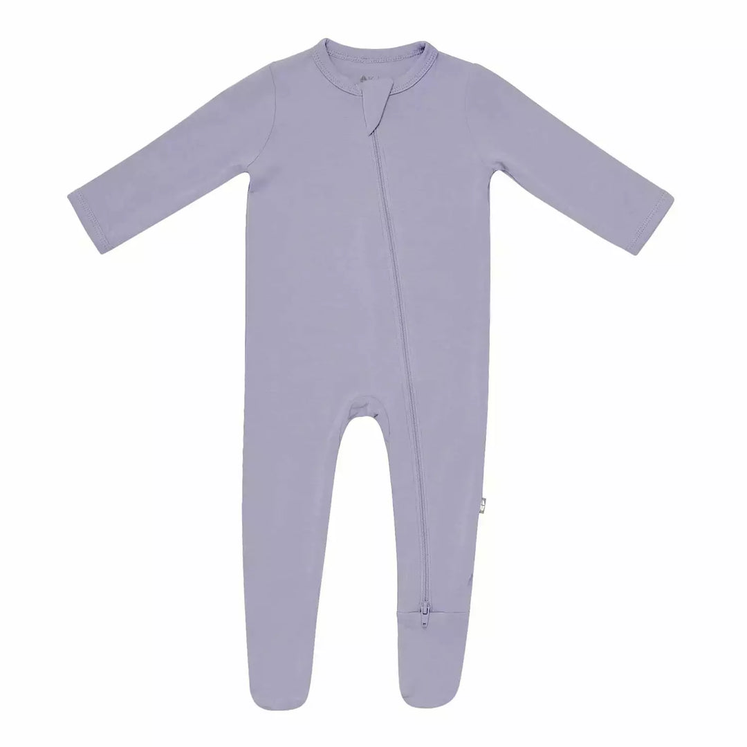 Kyte Baby Zippered Footie Solids Footie Kyte Baby Preemie Taro