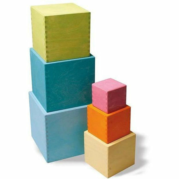 Grimm's Large Set of Boxes Pastel Wooden Toys Grimm's   