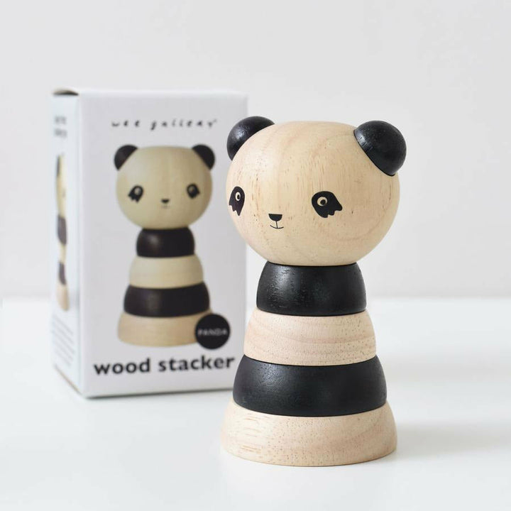 Wee Gallery Wood Stacker - Panda Wooden Toys Wee Gallery   