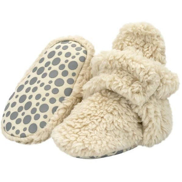 Zutano Furry Baby Bootie Footwear Zutano Oat 3 Months 