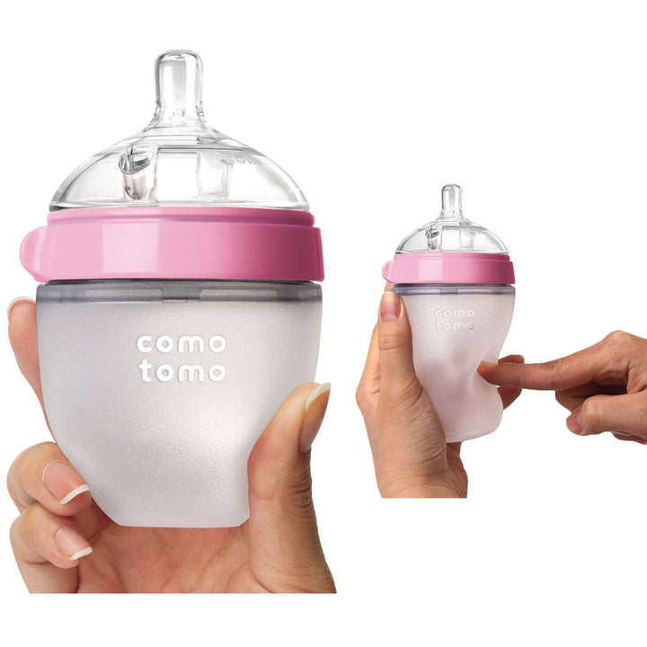 Comotomo Bottles - Pink 5 oz Bottles & Sippies Comotomo   