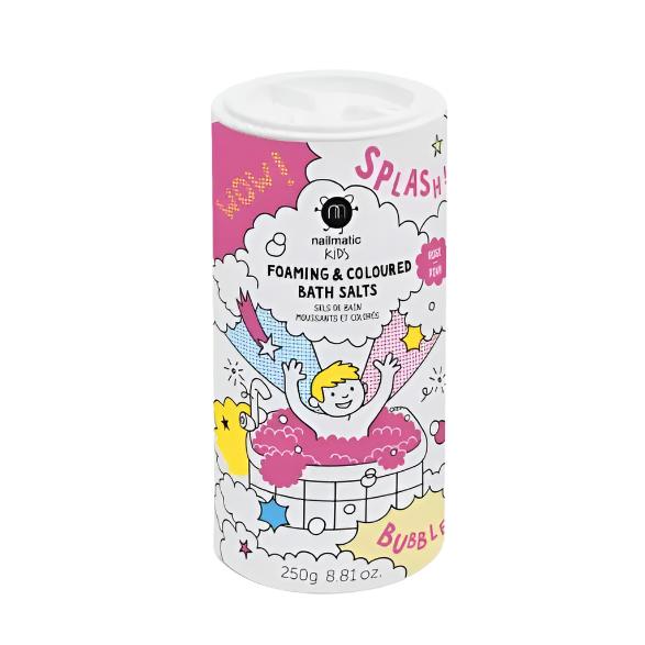 Nailmatic Kids Foaming & Colored Bath Salts - Pink – The Natural Baby ...