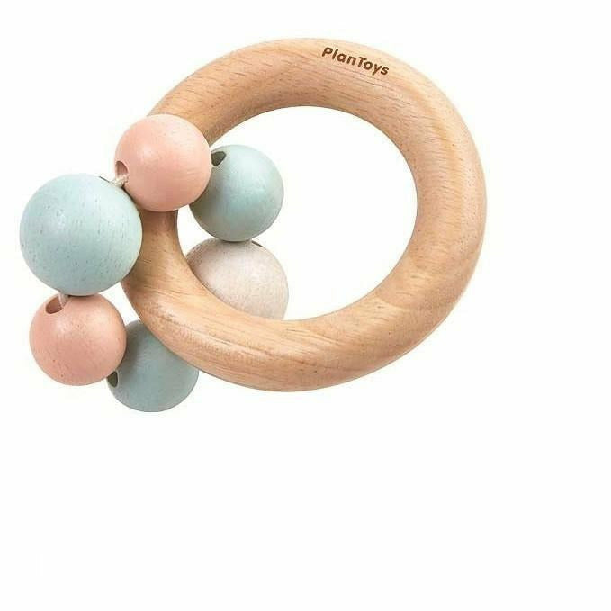 Plan Toys Beads Rattle Pastel Baby Toys Plan Toys   