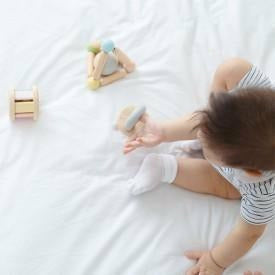Plan Toys Triangle Clutching Toy - Pastel Baby Toys Plan Toys   