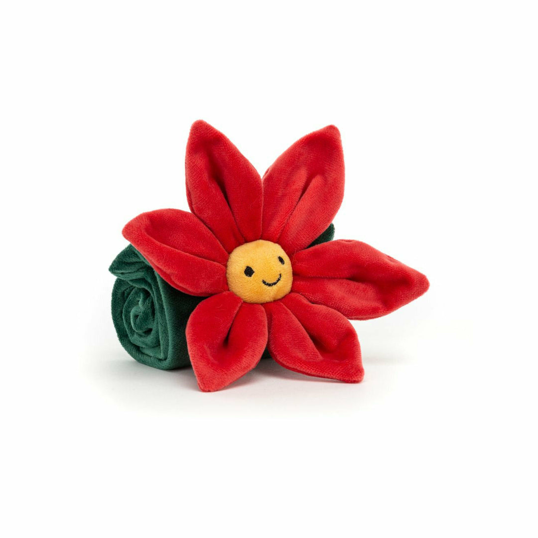 Jellycat Fleury Pointsettia Soother Holiday Jellycat   