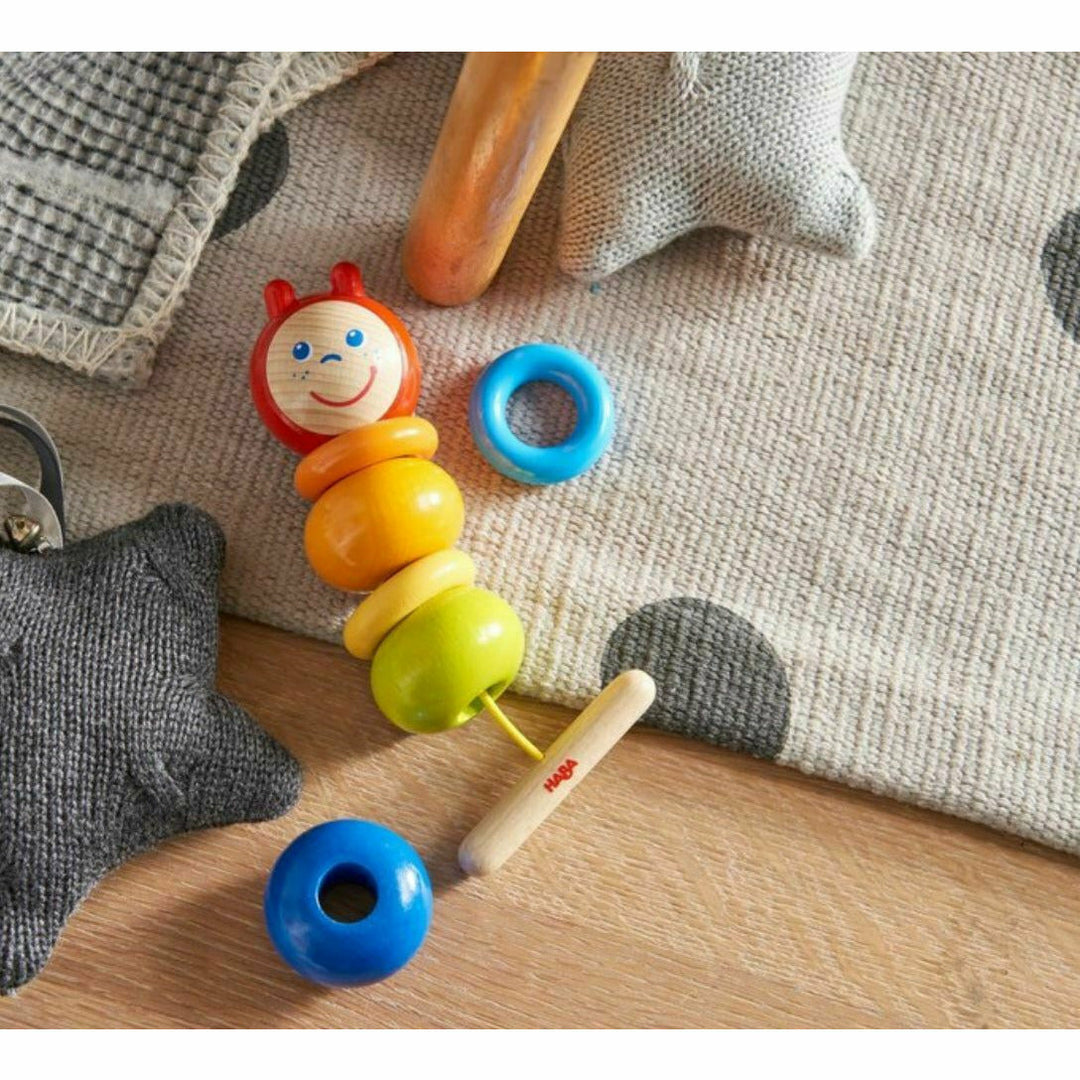 Haba Threading Game Caterpillar Baby Toys Haba   