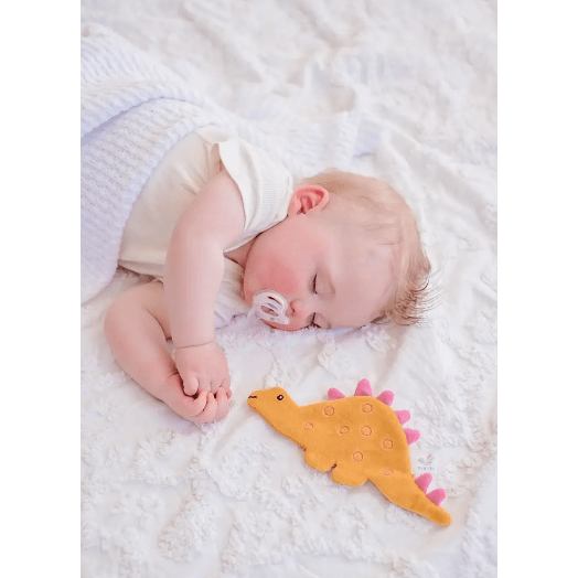 Tikiri Scrunchies- Stego with Crinkle Pacifiers and Teething Tikiri   