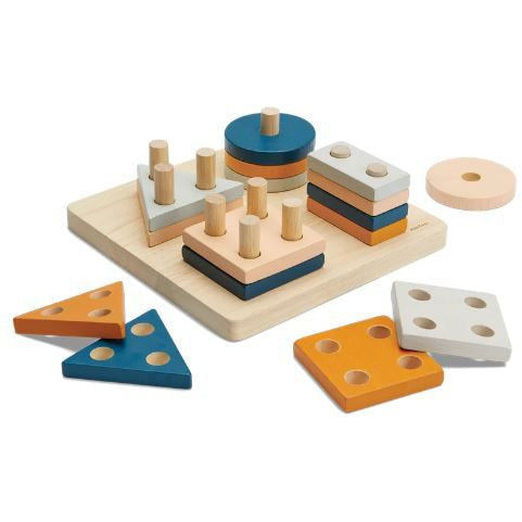 Plan Toys Geometric Sorting Board-Orchard Baby Toys Plan Toys   