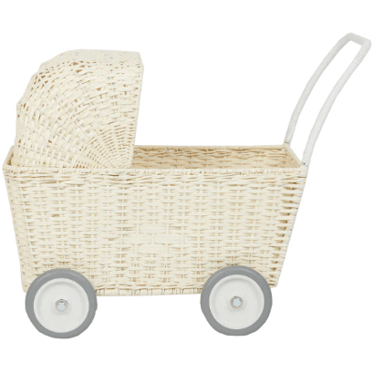 Olli Ella Rattan Strolley Chalk Dollhouses and Access. Olliella   