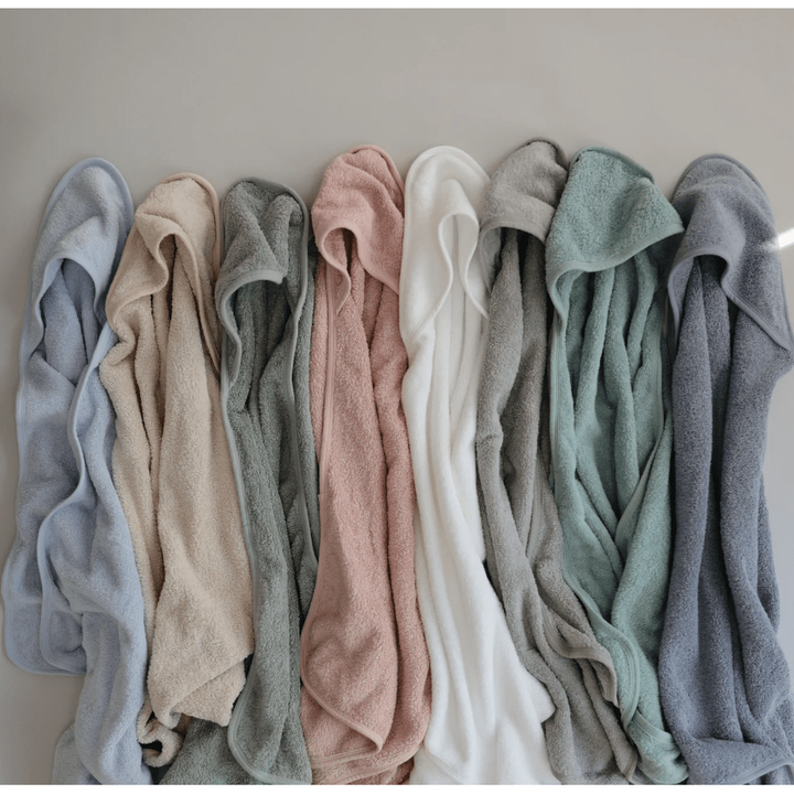 Mushie Organic Cotton Baby Hooded Towel Swaddles & Blankets Mushie   