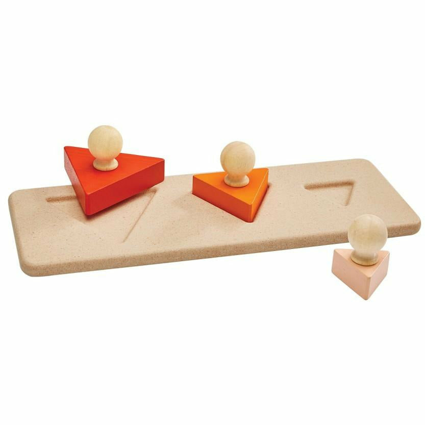 Plan Toys Triangle Matching Puzzle Puzzle and Educational Plan Toys   