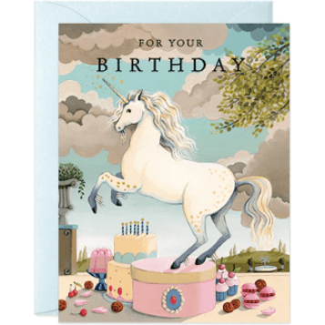 Baby & Birthday Greeting Cards -Joojoo Paper Greeting cards The Natural Baby Company Unicorn Birthday  