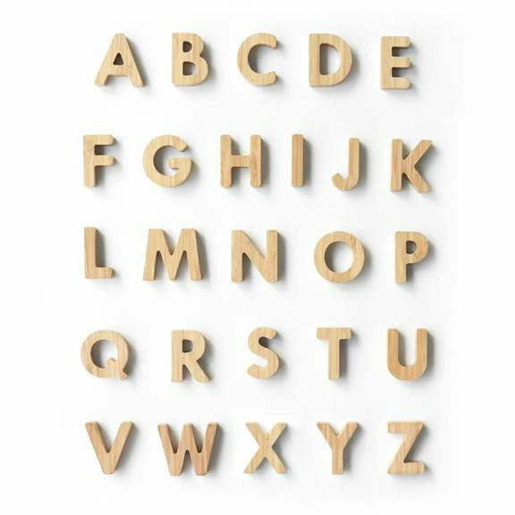 Wee Gallery Bamboo Alphabet Wooden Toys Wee Gallery   