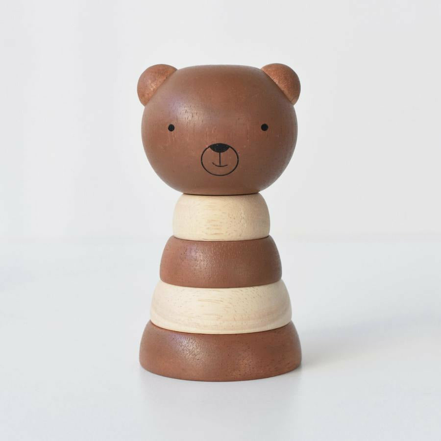 Wee Gallery Wood Stacker - Bear Wooden Toys Wee Gallery   