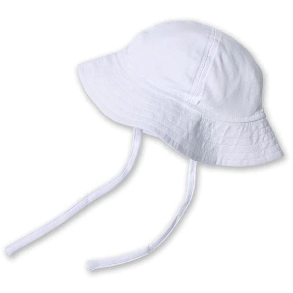 Zutano Sun Hat Hat Zutano White 6 Months 